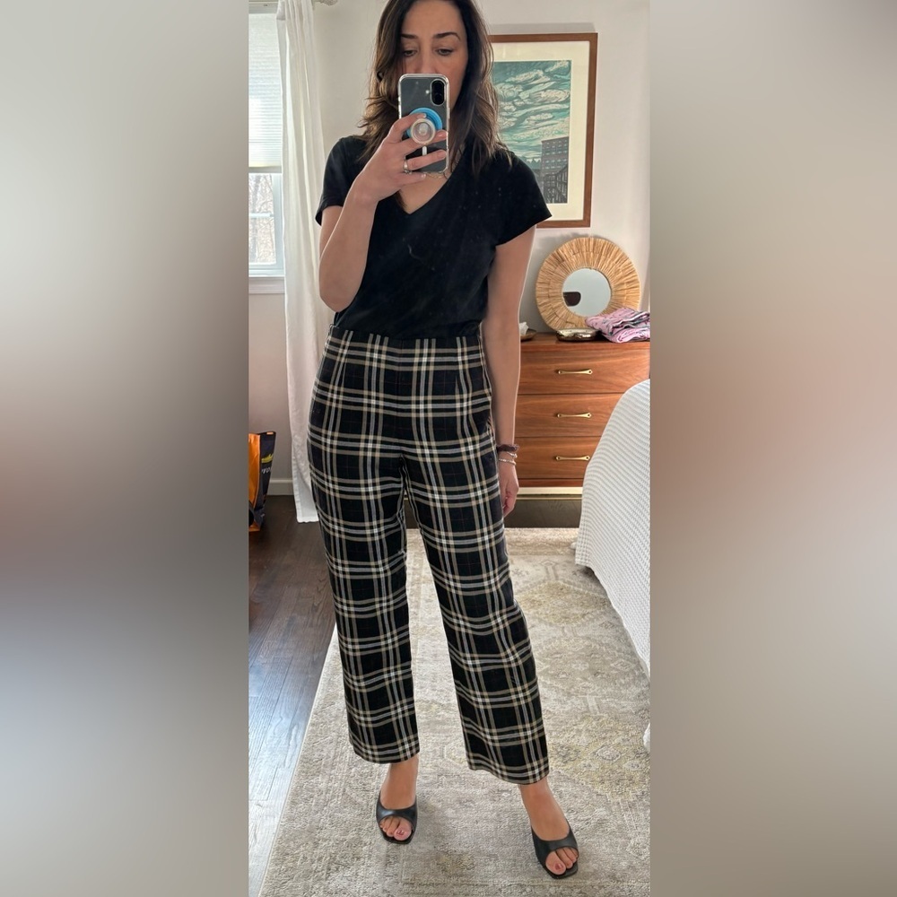 Talbots Plaid Wool Petites Pants